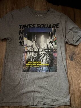 Free State Gray Times Square Photo Graphic Tee